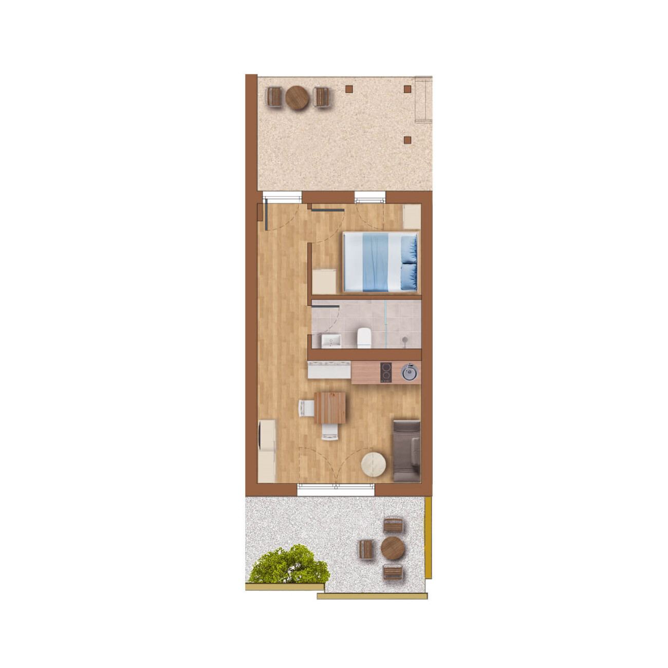 Wohnung 2: Grundriss